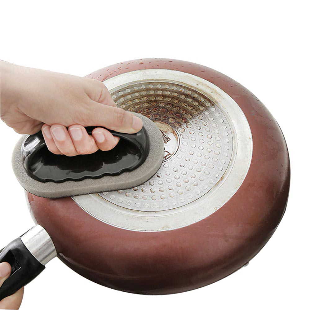 強力 ブラシ スポンジ タイル ブラシ 焦げ付き 風呂 キッチン クリーン ツール やすり 金剛砂 除染 バス マジック