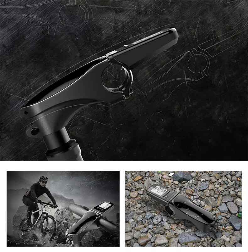 zmart ワイヤレス 自転車 ステム コンピュータ ロード MTB マウンテン ハンドルバ...