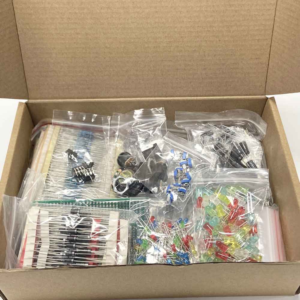 Rakuten - zmart 電子部品キット 究極版 各種共通 コンデンサ 抵抗器 コンデンサ T0-92 LED トランジスタ PCB ボード DIP-IC