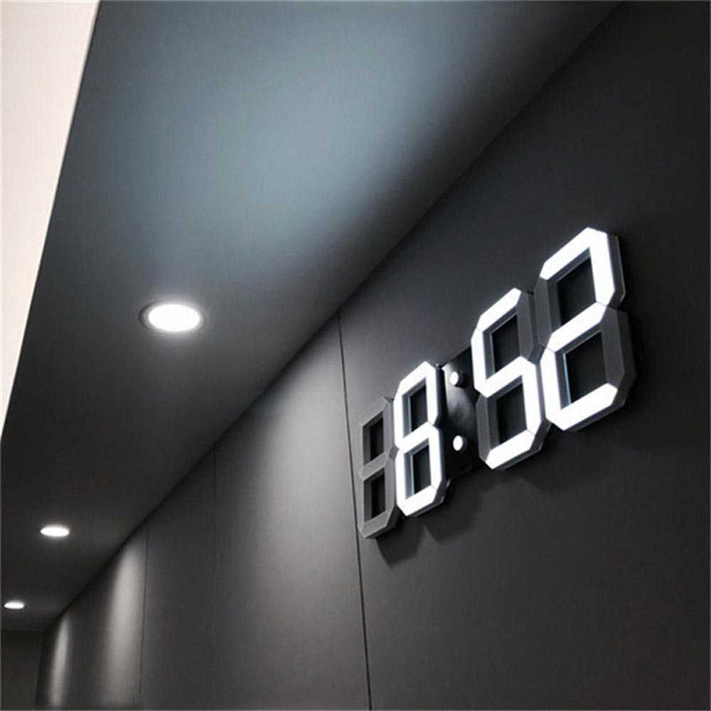3D LED 壁掛け時計 クロック モダンデ