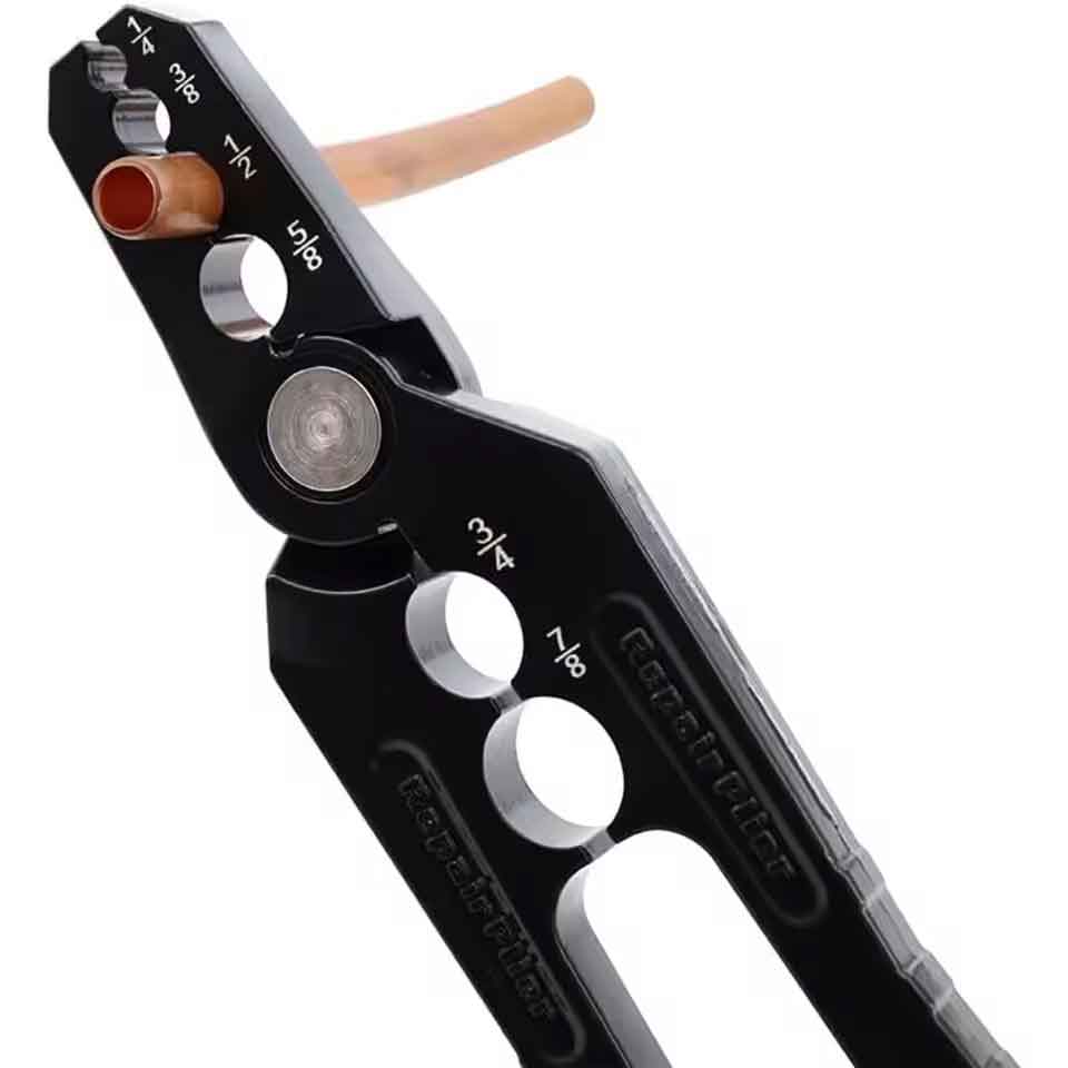Rakuten - zmart CT-301 手動銅管ラウンダー フラットチューブ修理ペンチ 冷凍ツール ペンチ 直径1/4インチ 3/8インチ 1/2インチ 5/8インチ 3/4インチ 7/8インチ 銅管ラウンダー 手動銅管修理工具 フラットチューブ修理ペンチ 冷凍ツール 銅管リペアペンチ 配管工具 空調修理ツール