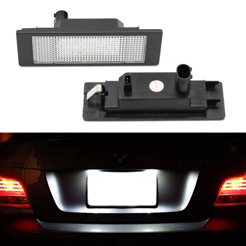 BMW E81 E87 E63 E64 E89 Z4 F20F21車用 LED ライセンス 番号 プレート ライト エラーなし 24LED トラ..
