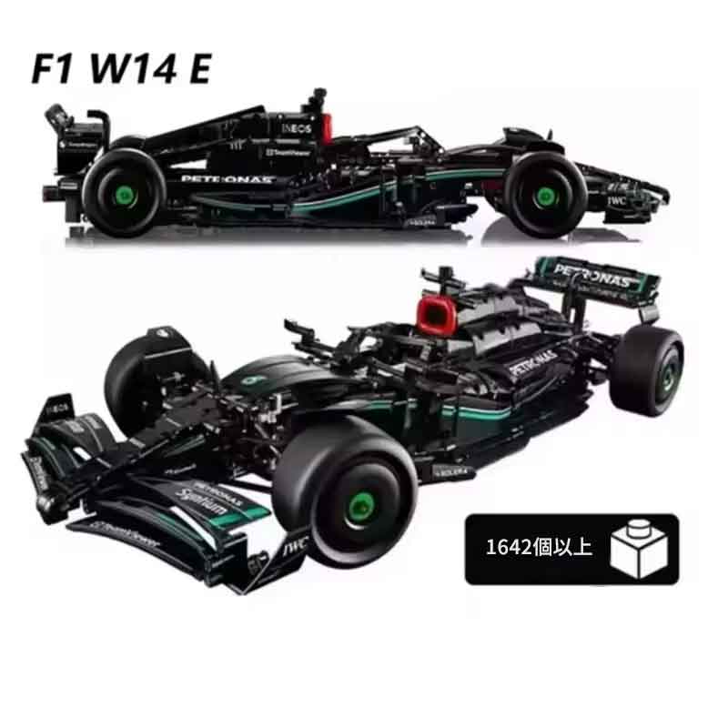 zmart 1642個 テクニカル F1 W14 E 42171 レースカー ビルディングブロック スポーツカー F1 ブロック F1 マシン ブロック レースカー ブロック F1 W14 E ブロック AMG F1