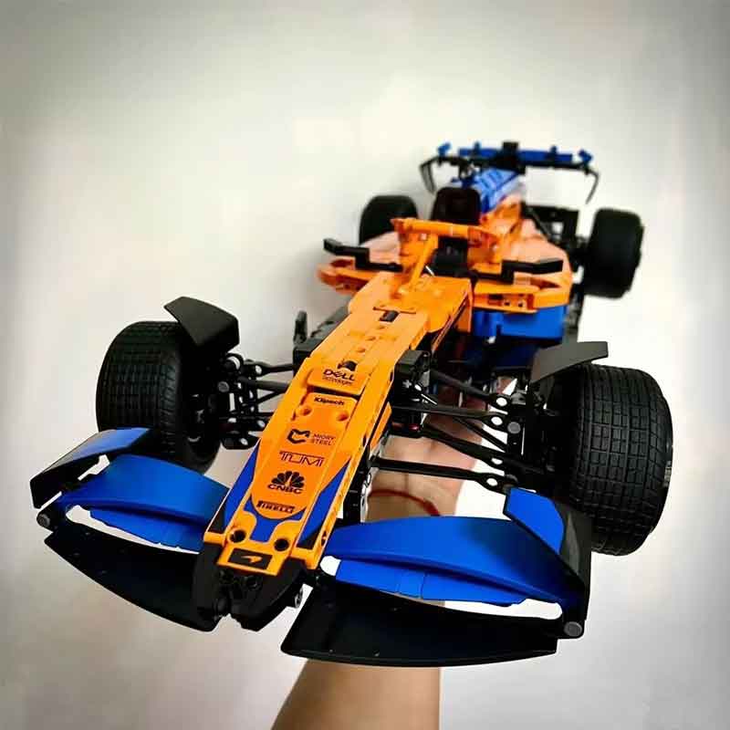 Rakuten - zmart 1431個 マクラーレン F1 フォーミュラ1 スーパーカー レースカー モデル 42141 ビルディング　ブロック レンガ F1 ブロック レースカー ブロック テクニック レーシングカー フォーミュラカー ブロック F1 マシン 組み立て