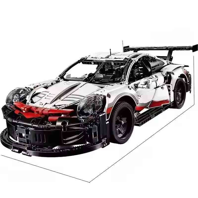 zmart 1:10スケール 42096 スポーツカー 組み立てキット 1580個以上スポーツカー ブロック スーパーカー ブロック 車 模型 ブロック レーシングカー 組み立て 車 ブロック テクニック 系 自動車 モデル