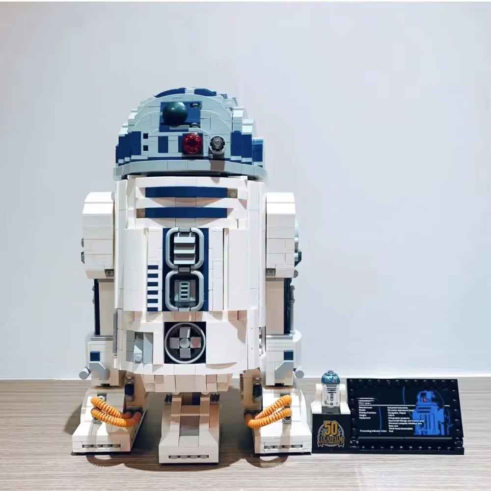 Rakuten - MOC 2314ピース 宇宙ロボット ビルディングブロック レンガ R2 ロボット R2D2 ドロイド模型 R2D2モデルキット ロボットブロック SFキャラクター模型