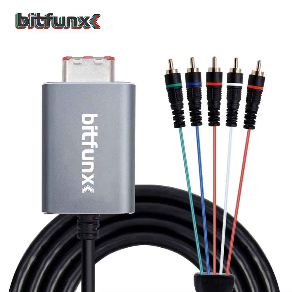 樂天商城 - Bitfunx コンポーネントビデオ 5RCA YPbPrケーブル ニンテンドー ゲームキューブ NGC デジタルAV出力 HDMI to コンポーネント変換 HDMI RCA変換 HDMI to AV変換 コンポーネントケーブル