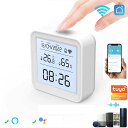 zmart Tuya 温度湿度センサー 湿度計 温度計 スマートホーム バックライト スマートライフ サポート Alexa Google アシスタント 日本語説明書付き