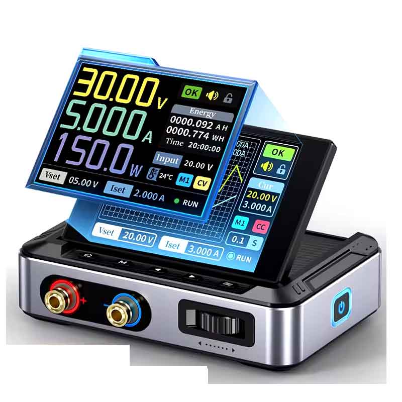 Rakuten - zmart DPS-150 ポータブル ラボ用 DC 電源 CNC 調整可能 30V 5A 150W 桁表示 ミニ レギュレータ スイッチング PD QC プログラム可能