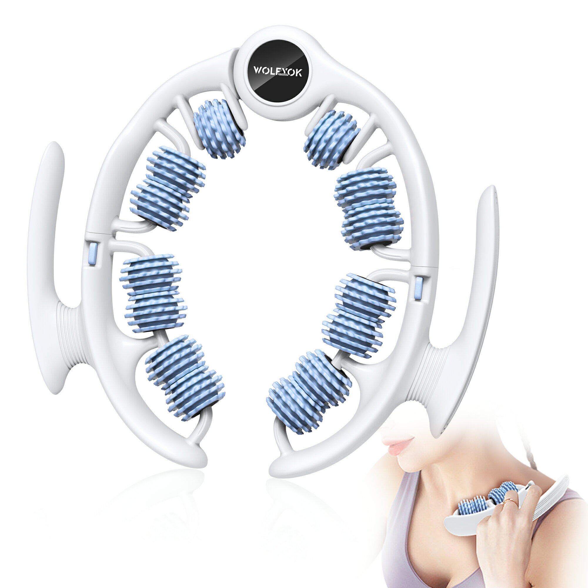 楽天市場】マッサージ ローラー（カラーブルー）の通販