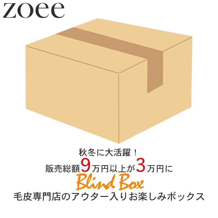 【返品交換不可】9万円以上相当が3万円! 超お得な毛皮専門店のお楽しみボックス レディース アウター 小物 福袋 セット商品 M/L/2L/3L blindbox3