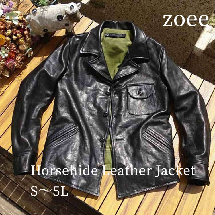 フォウルレザージャケットコートメン...