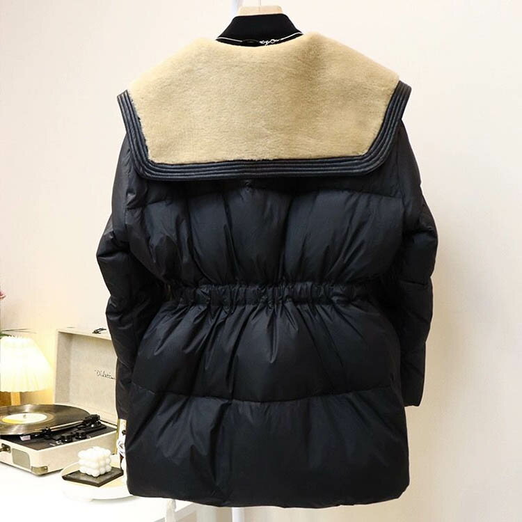 4色 ダウンジャケット コート ベルト付き レ...の紹介画像3