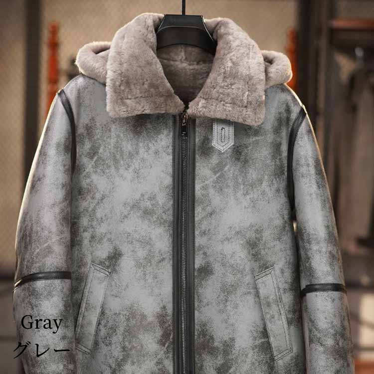 楽天市場】ムートン（フード（有/無）有り）（メンズファッション）の通販