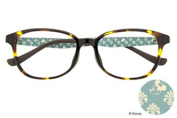 ウェリントン型めがね|Disney Collection Vintage Line 49A1(ブラウン)【ミッキーマウス ディズニーコラボ Disneyzone メガネ ダテめがね 黒縁眼鏡 レディース 女性用 おしゃれ 度付き対応可能 zoff_dtk】【ZA171049_49A1】【52□17-140】【アウトレット/SALE/セール】