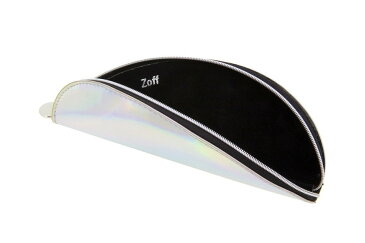 メガネケース｜Zoff（ゾフ） Hologram Pouch（ホログラムポーチ） Champagne（シャンパーニュ） シャンパンカラー 光沢 サングラスケース ペンケース 筆箱【Z0181011_1501 Z0181011-1501 シルバー】