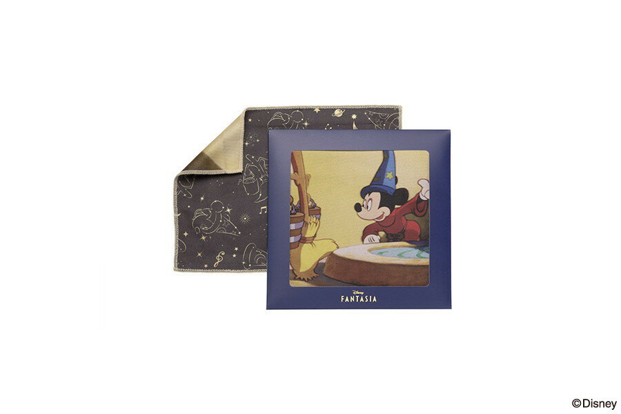 めがね拭き（セリート）｜Disney Collection FANTASIA Series｜ゾフ（Zoff） ディズニーコレクション Disneyzone グッズ プレゼント サングラス拭き 眼鏡 レディース キッズ おしゃれ【FANTASIA_CLOTH_BE FANTASIA-CLOTH-BE ブラウン】