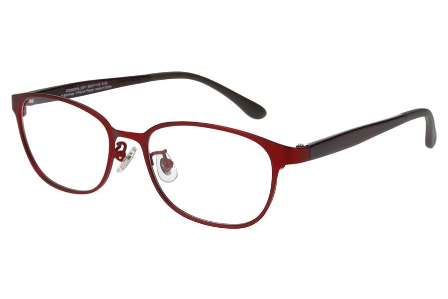 |ウェリントン型 めがね（レッド） WOMEN’S BASIC ゾフ メタルフレーム 度付きメガネ 度入りめがね ダテメガネ 眼鏡 レディース おしゃれ zoff_dtk メガネフレーム【ZC222008-23F1】【52□17-140】| zoff-10006421 Zoff (ゾフ) 楽天市場店 サンプル画像3
