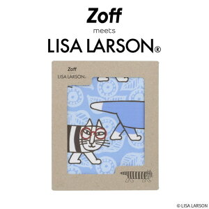 メガネ拭き（クリーニングクロス）（ブルー）｜Zoff meets LISA LARSON MADE IN JAPAN series（ゾフ ミーツ リサラーソン）｜グッズ プレゼント サングラス拭き 眼鏡拭き レディース キッズ おしゃれ【LISA22Cloth_BL LISA22Cloth-BL】