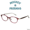 オーバル型 めがね（パープル）｜Disney100 “Mickey & Friends”｜ディズニー グッズ Zoff ゾフ 度付きメガネ レディース おしゃれ zoff_dtk Disneyzone【ZA231012_81A1 ZA231012-81A1】【50□18-143】