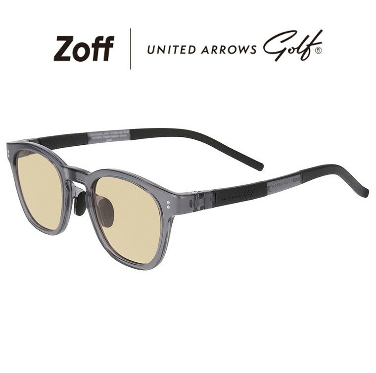 ウェリントン型 サングラス（グレー）｜Zoff｜UNITTED ARROWS GOLF（ユナイテッドアローズゴルフ）｜ゾフ UVカット 紫外線対策 メンズ おしゃれ【ZA231G34_12A1 ZA231G34-12A1】【47□23-150】のサムネイル