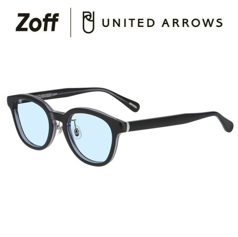 ウェリントン型 サングラス（ブラック）｜Zoff｜UNITED ARROWS SUNGLASSES｜ユナイテッドアローズ 男女兼用 UVカット 紫外線対策 おしゃれ レディース メンズ