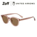 ユナイテッドアローズ サングラス レディース ウェリントン型 サングラス（ピンク（クリア））｜Zoff｜UNITED ARROWS SUNGLASSES｜ユナイテッドアローズ 男女兼用 UVカット 紫外線対策 おしゃれ レディース メンズ【ZA241G10_21A1 ZA241G10-21A1】【49□21-145】