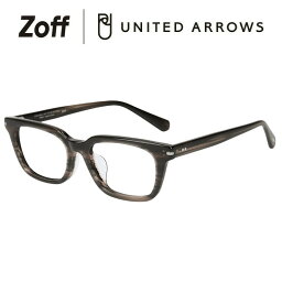 ≪5/10限定！エントリーで最大100％ポイントバック≫ウェリントン型 めがね（グレー）｜Zoff｜UNITED ARROWS｜ゾフ ユナイテッドアローズ 度付きメガネ 度入りめがね ダテメガネ 眼鏡 メンズ おしゃれ zoff_dtk