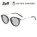 ユナイテッドアローズ サングラス レディース ボストン型 サングラス（ブラック）｜Zoff｜UNITED ARROWS SUNGLASSES｜ユナイテッドアローズ 男女兼用 UVカット 紫外線対策 おしゃれ レディース メンズ【ZO241G01_14E1 ZO241G01-14E1】【49□22-145】