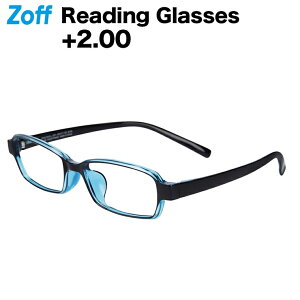 4/25ꡪȥ꡼Ǻ100ݥȥХå+2.00  ꡼ǥ󥰥饹ʥ֥롼ˡZoff Reading GlassesϷ ˥饹     