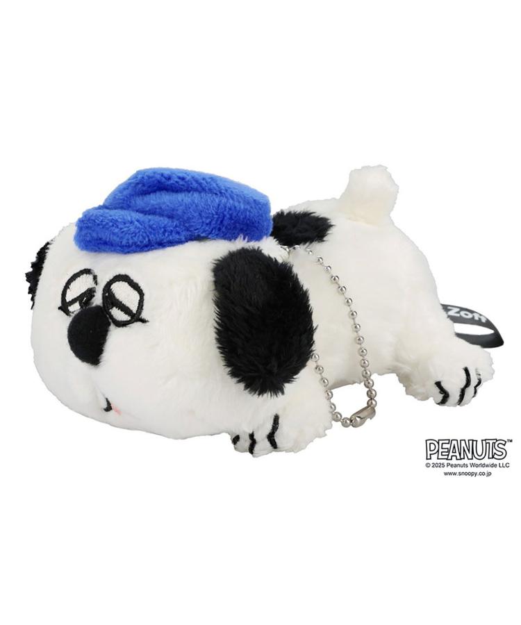 ≪本日限定！エントリーで最大100％ポイントバック≫| Zoff PEANUTS メガネ・サングラス マスコットクリーナー (ブルー) オラフ スヌーピー SNOOPY ふわふわ キーホルダー ぬいぐるみ 眼鏡クロス セリート スマホ拭き ユニセックス レディース メンズ 可愛い グッズ ギフ|のサムネイル