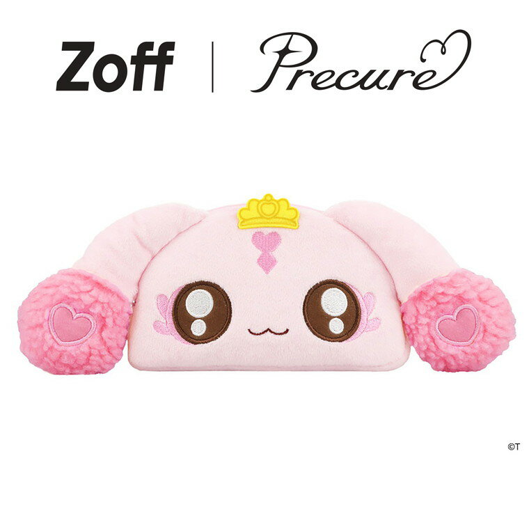 ≪マラソン期間限定！エントリーで最大100％ポイントバック≫｜Zoff ふたりはプリキュア Max Heart 妖精ふわふわメガネケース（ルルン） (ピンク) メガネケース サングラスケース ポーチ オシャレ レディース 女性用 可愛い ギフト【PRECURE-POUCH-LU】【Z0261013-2001】|