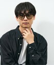 【WEB限定】ウェリントン型 サングラス(ブラウン(クリア)) | 軽量 大きめサイズ 紫外線防止 UVカット 男女兼用 メンズ レディース 男性用 女性用 ユ...