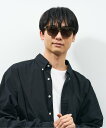 【WEB限定】ウェリントン型 サングラス(グリーン(オリーブ)) | 軽量 大きめサイズ 紫外線防止 UVカット 男女兼用 メンズ レディース 男性用 女性用 ユニセックス おしゃれ 運転 ドライブ スポーツ【ZA241G65-64A1】【52□19-145】