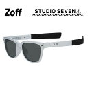 Zoff|STUDIO SEVEN|ウェリントン型 サングラス (シルバー) | 【CLAP CLICK搭載】 スタジオセブン カラーレンズ おしゃれ 紫外線防...