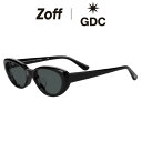 Zoff|GDC オーバル型 サングラス (ブラック) | 紫外線対策 UVカット おしゃれ スタイリッシュ メンズ レディース ユニセックス【ZA251G38...