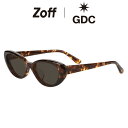 Zoff|GDC オーバル型 サングラス (ブラウン(デミ柄)) | 紫外線対策 UVカット おしゃれ スタイリッシュ メンズ レディース ユニセックス【ZA2...
