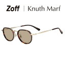 Zoff|Knuth Marf ボストン型 サングラス(ブラウン(デミ柄)) | クヌースマーフ クラウンパント 鼻パッド ズレ落ち防止 UVカット 紫外線対策...