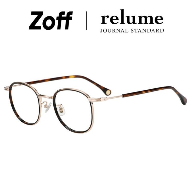 |ウェリントン型 メガネ(ブラウン(デミ柄)) JOURNAL STANDARD relume ジャーナルスタンダード レリュー..