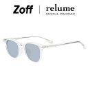 Zoff|JOURNAL STANDARD relume ウェリントン型 サングラス(クリア・ZH251G03_00A1) | ジャーナルスタンダード レリューム|黒縁 クリアフレーム|カラーレンズ|おしゃれ 紫外線防止 UVカット メンズ レディース ユニセックス【48□21-145】(4)