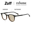 【WEB限定】Zoff|JOURNAL STANDARD relume ウェリントン型 調光サングラス(ブラック(グラデ)・ZH251G04_18E1) | ジ...