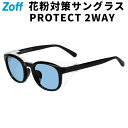 ウエリントン型 サングラス(ブラック)|花粉メガネ サングラス 2way フード付き おしゃれ 紫外線防止 防風 防塵 UVカット ウイルス 花粉対策 保護メガ...