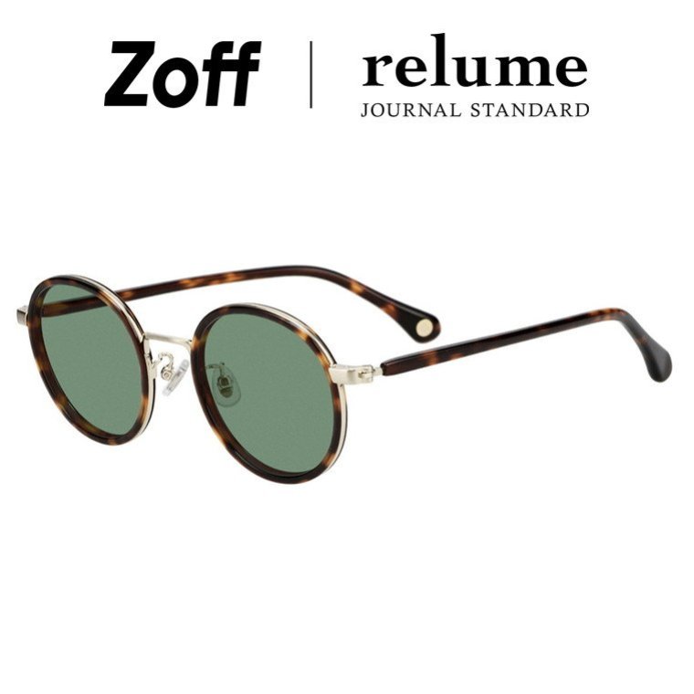 |Zoff JOURNAL STANDARD relume ラウンド型 サングラス(ブラウン(デミ柄)・ZO251G04_49E1) ジャーナル..