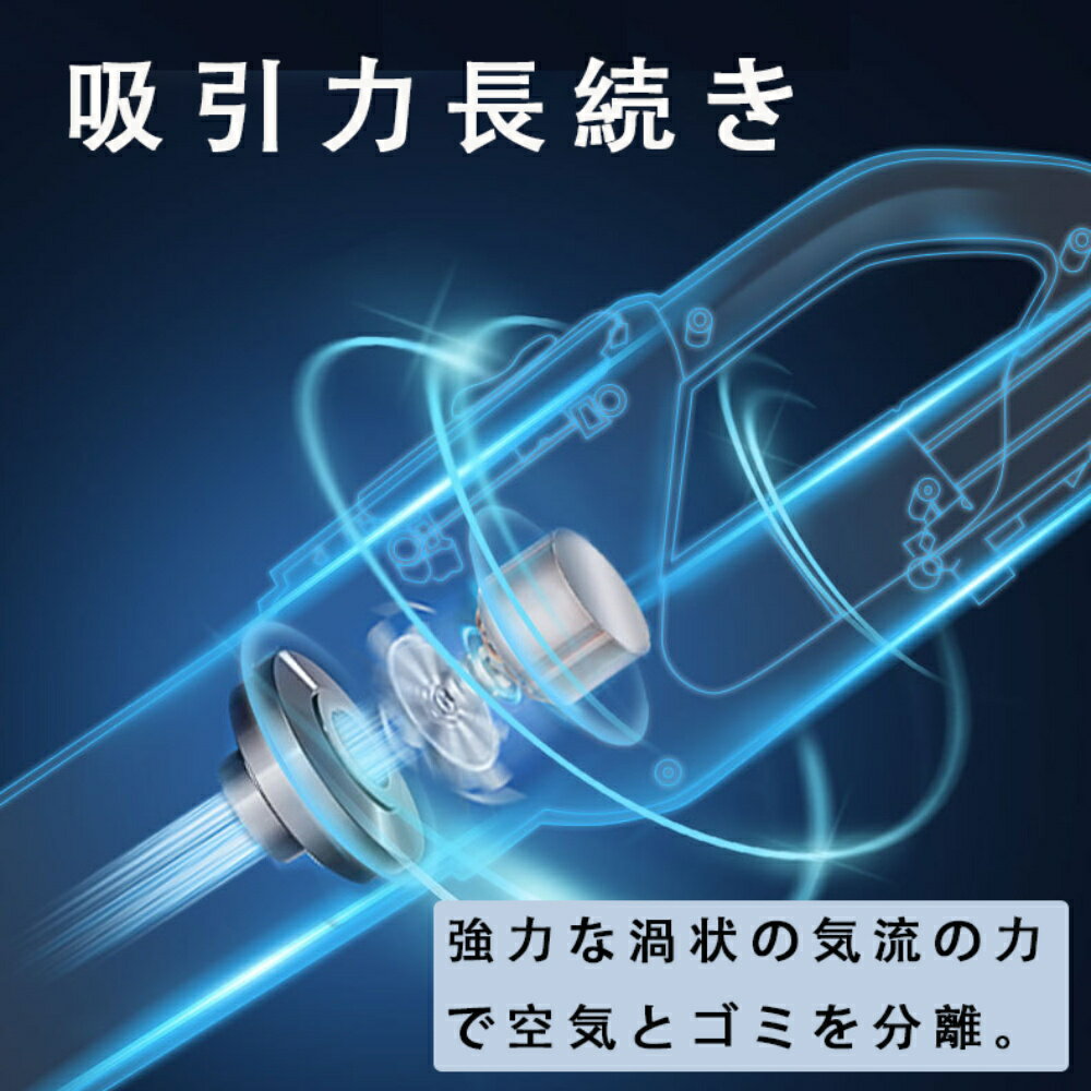 掃除機 スティッククリーナー サイクロン 自立式 軽量 超軽量 スタンド 充電式 ス...
