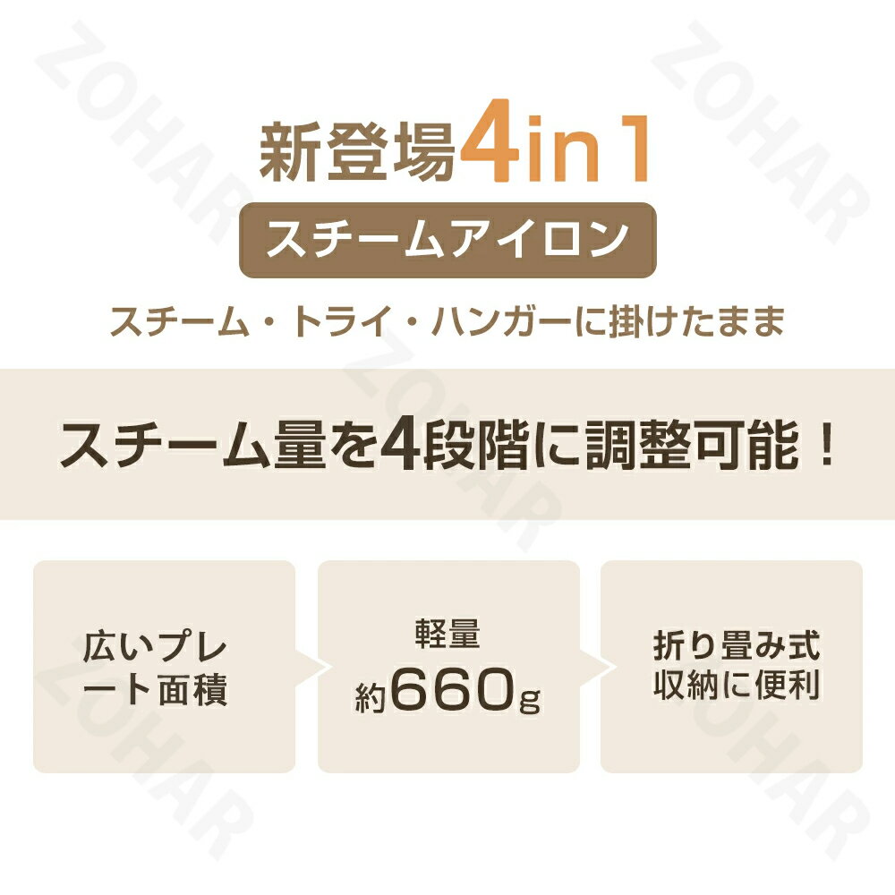 スチームアイロン スチーマーアイロン ハンディ...の紹介画像2