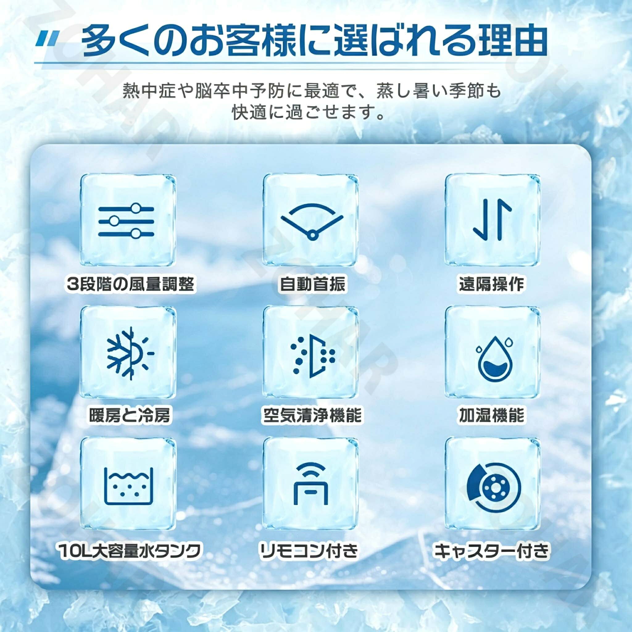 ★マラソン限定P10倍+最大1000円クーポン★冷風扇 冷風機 -21℃強力冷風 冷風扇風機 ...