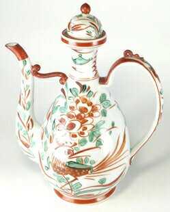 【美濃焼】窯元蔵珍窯　呉須赤絵　仙戔瓶