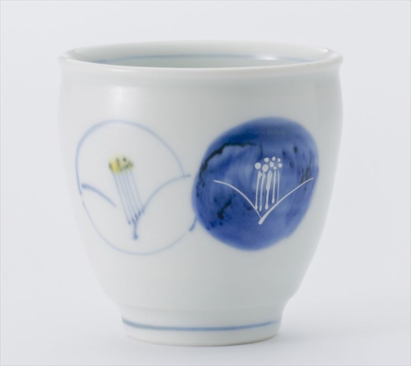 【美濃焼】窯元蔵珍窯　染椿　大湯呑