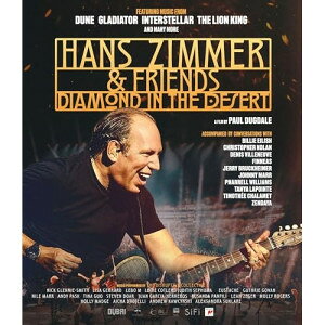 ハンス・ジマー&フレンズ ダイアモンド・イン・ザ・デザート(Blu-ray) (解説付)ハンス・ジマージマーハンス じまーはんす　発売日 : 2026年1月28日　種別 : BD　JAN : 4547366791211　商品番号 : SIXP-58【収録内容】BD:11.イントロダクション2.『DUNE/デューン 砂の惑星』より(アトレイデス公爵家)3.『インセプション』より(モンバサ)4.ジョニー・マー(インタビュー)5.『ワンダーウーマン』組曲6.ビリー・アイリッシュ&フィニアス(インタビュー)7.『マン・オブ・スティール』組曲8.『グラディエーター』組曲9.ジェリー・ブラッカイマー(インタビュー)10.『パイレーツ・オブ・カリビアン』組曲11.『ダークナイト』組曲12.ティモシー・シャラメ(インタビュー)13.『X-MEN:ダーク・フェニックス』組曲14.『ダンケルク』より(スーパーマリン)15.ドゥニ・ヴィルヌーヴ&ターニャ・ラポワント(インタビュー)16.『DUNE/デューン 砂の惑星』より(ポールズ・ドリーム)17.クリストファー・ノーラン(インタビュー)18.『インターステラー』組曲19.ゼンデイヤ(インタビュー)20.『ライオン・キング』組曲21.ファレル・ウィリアムス(インタビュー)22.『インセプション』より(タイム)23.クレジット24.ダイアモンド・イン・ザ・デザート(Live)(ボーナス映像)25.『インターステラー』組曲(Live)(ボーナス映像)
