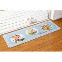 【送料無料】 キッチンマット ルドゥーテコレクション ロセア 約40X120cmカネタツ
